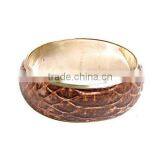 Embossed Leather Bangle
