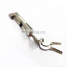 Euro Profile Zinc Alloy Lock Cylinder 80 mm Double Door Cylinder Lock Solid Brass Mortise Lock Cylinder