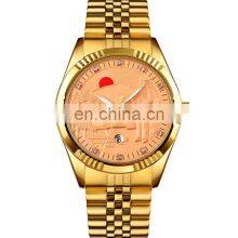 933 Skmei Relojes Hombre Quartz Man Watch Clock Gold Wristwatch Mens Casual Men Watch Customized Logo Brand thumbnail-1