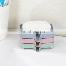PP Wheat Straw Storage Rack Drain Soap Box Tray Soapbox Shower Soap Tray Tool Soap Dish Plate Holder thumbnail-3