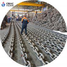 92mm Black Painted Floating Wind Power Platform Stud Link Anchor Chain thumbnail-5