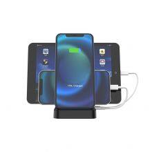 5 In 1 Charging Station Fast Wireless Charger Wireless Charging Stand Dock For Iphone And Multiple Devices A thumbnail-6