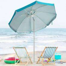 Outdoor Beach Sunshade Umbrella Sun Umbrella Seaside Umbrella Customized Manufacturer thumbnail-1
