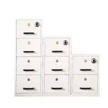 2 3 4 Drawers Steel Fireproof Safe Cabinet Vertical Steel Filing Cabinet