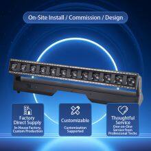 Y1240X 12x40W 4In1 Beam Moving Head Scan Light Stage Effect Lamp DMX512 Dj Mobile Lights for Bar Party KTV Home Wedding thumbnail-4