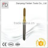 Fluteness Metric Thread Rolling Tap With Oil Grooving TiN