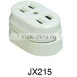 JX215 porcelain ceramic electrical socket Fujian electrical with CE approved