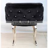Modern Hotel Furniture Stainless Steel Round Back Chair thumbnail-4