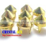 Gold Cone Stud With 4 Prongs in China Wholesale Market thumbnail-1