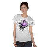 China OEM Plain Cotton T-shirts Women thumbnail-2