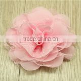 Romantic Chiffon Lace Flowers for widding,hair clips /headband decorative flower wholesale
