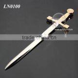 Sword Shape Customized Souvenirs Zinc Alloy Silver Color Metal Sword Letter Opener thumbnail-6