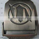 Oversea Business Style Gun Metal Metal Name Plate Belt Buckles thumbnail-3