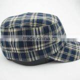 Plaid Military Style Caps thumbnail-3