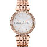 China Alarm Women's Vintage Diamond Bezel Stainless Steel Bracelet Watch Water Resistant Quartz Movement thumbnail-1