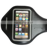 Wholesale custom sport armbag for running /sport gym armband with reflective border /adjust strap armband