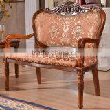 2016 Hot Design Solid Wood Two Seat Sitting Relaxing Sofa Chair thumbnail-1