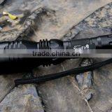 350lumen 3w Y9 CR Q5 Long Shot Shockproof Led Torch Flashlight With CE thumbnail-3