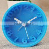 3D Digits Silicone Case Silent Desktop Alarm Clock