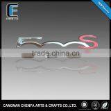 New Arrival 3D Self-adhesive ABS Plastic Chrome Letterings for Cars thumbnail-1