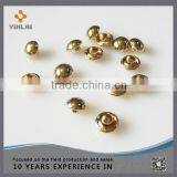 7mm Gold Mushroom Rivet thumbnail-1