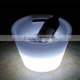 LED Plastic Bucket Charging LED Ice Bucket Bar Double Bucket Decoration Red Ocean Wine Champagne Bucket