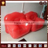 Fashionable style self red sofa living room inflatable chair