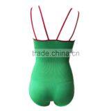 Wholesale Seamless Straps With Rhinstone Open Crotch Tummy Control Fitness Shapewear thumbnail-3