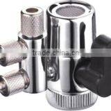 Faucet Diverter Valve With Metal/plastic Handle,Two Way Diverter Valve With Switch for RO Water System,fittings thumbnail-1