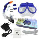 Free Vedio 720P CMOS China Supplier Underwater Diving Mask Camera thumbnail-6