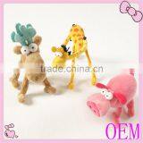 Best Selling Funny Mini Deer Plush Animal Keychain thumbnail-4
