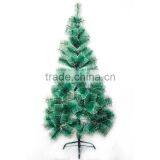 Christmas Tree With Silver Glittering