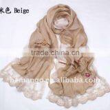 2016 Latest Two Layer Fashion Lace Scarf thumbnail-1