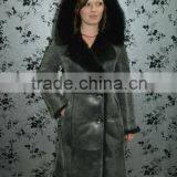 turkish leather fur coat new brand