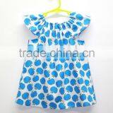 Girl Short Sleeve Dress Toddler Summer Dress Apple Printed Kids Jumper thumbnail-2
