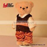 Customized Plush Teddy Bear Couple Stuffed Toy Suit Bear thumbnail-5