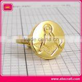 Custom Nice-looking Fashion & Promotional 18k Gold Cufflinks thumbnail-3