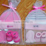 Infants & Toddlers Age Group Unisex Baby Cap Mittens Gift Set thumbnail-4