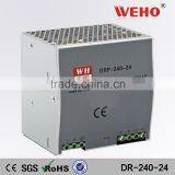 240W Din Rail Single Output DR-240-24 24v Ac/dc LED Power Supply