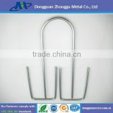 U-shape staples carbon steel zinc plate metal pins