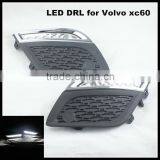 LED Daytime Running Lights DRL LED Front Bumper Fog Lamp Case for VOLVO XC60 2009~2013
