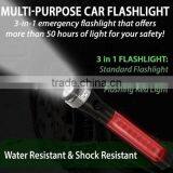 3 in 1 Magnetic Emergency Multi-purpose Car Flashlight