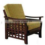 Solid Wood Futon Frame Sofa Bed for Living Room Furniture thumbnail-5