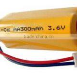 PKCELL Nicd Aa 300mah 3.6v Rechargeable Battery thumbnail-1