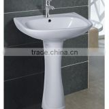 Western Style Bathroom Pedestal Sinks/healthy pedestal outdoor wash basin