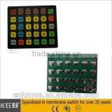 Keyboard Membrane Switch With Embossed Metal Domes thumbnail-2