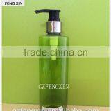 Personal Care Cylinderical PET Plastic Shampoo Bottle With Sealing Type Silver Cap Lotion Pump thumbnail-1