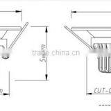 Singapore 9W, 2.5inch or 3.5inch Cover, 110Lm/W Emergency LED Downlight Kit,Samsung LED, Dimming Detachable thumbnail-5
