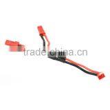 RC JST Parallel Power Y- Harness Lead Adapter Servo Wire Female to 2x Male for RC Hobby