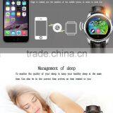 Metal Intelligent Wristwatch Sport Smart Watch With Leather Wrirstband thumbnail-2